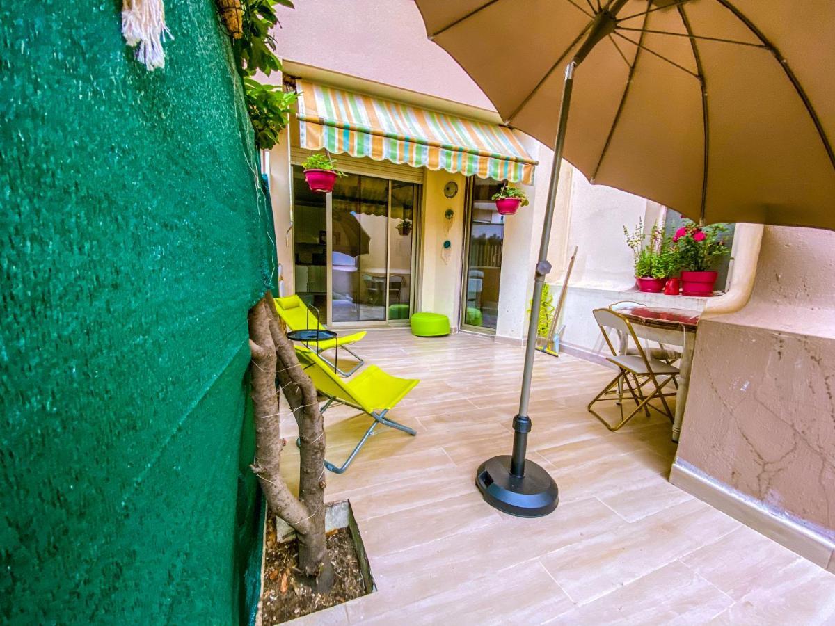 50M Plage / 200M Hippodrome 2 Pieces Jardin Garage Cagnes-sur-Mer Exteriér fotografie